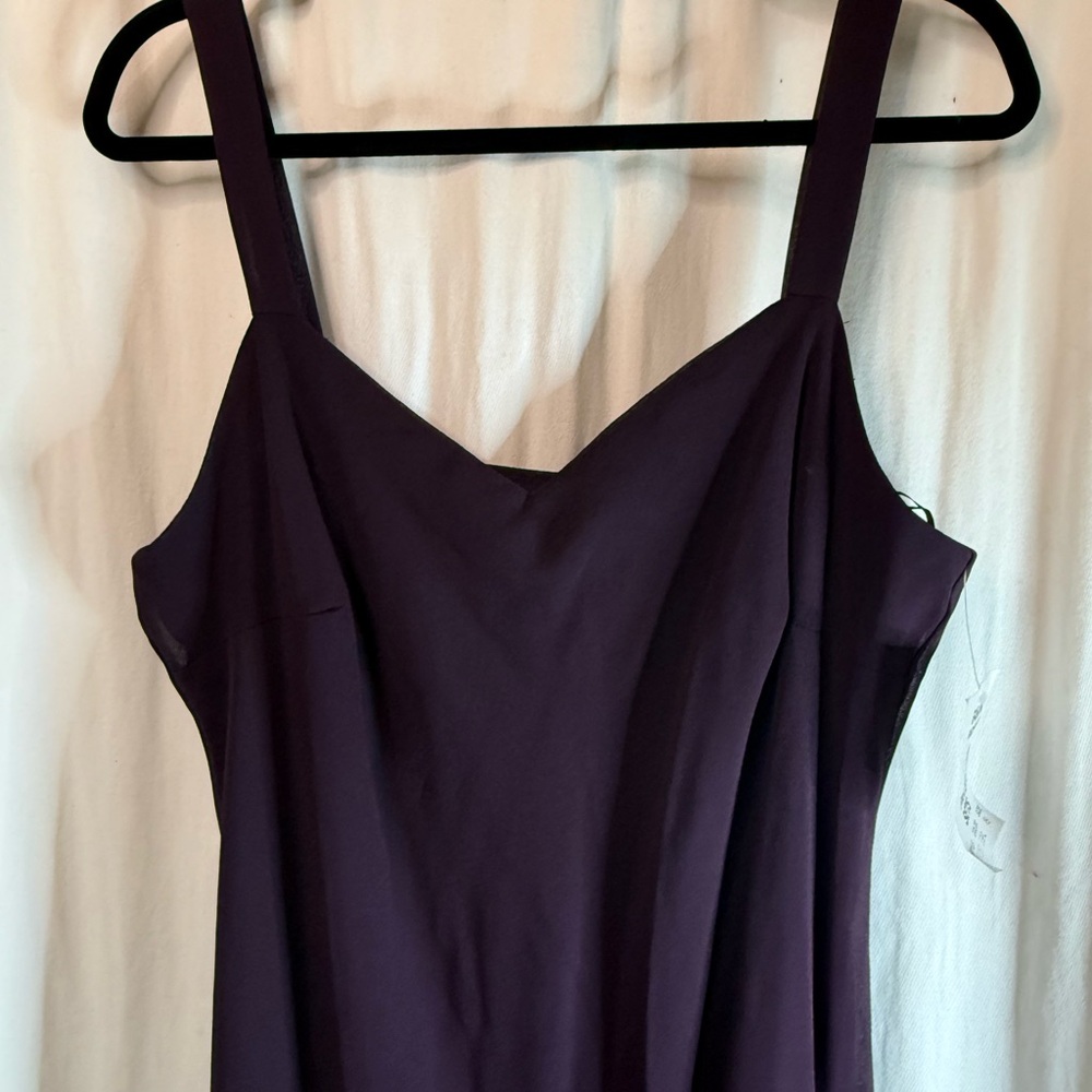 R&M Richards Plum Chiffon Maxi Dress with Beaded Detail - Picture 16 of 16
